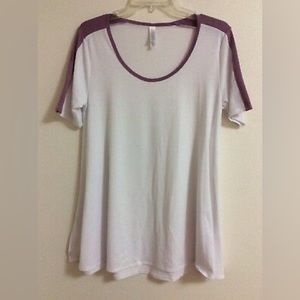 White and Pink Perfect tee